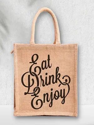 Jute Bags For Carrying Lunch