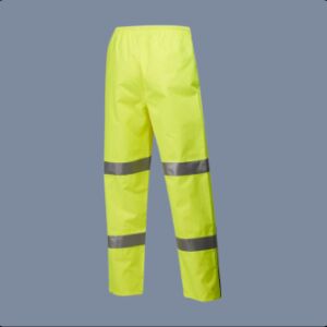 Printed Rain Trouser, Color : Yellow, Gender : Male