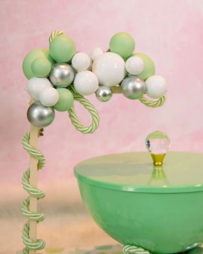 Metal Trophy Mint Green Gift Jars Baby Announcement, Wedding, Birthday, Anniversary, Etc ( Everything Cus