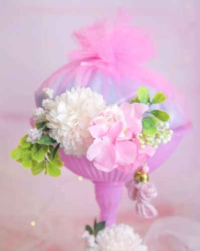 Pink Glass Ice Cream Shape Gift Hamper