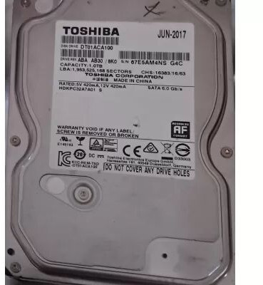 1 Tb SATA Hard Disk