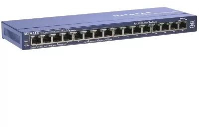 Prosafe 16-Port 10 100 Desktop Switch With 8-Port Poe