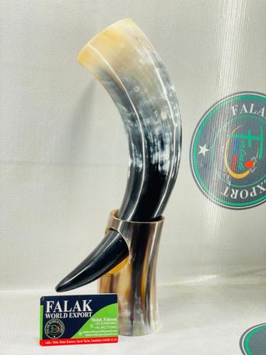 Viking Drinking Horn With Stand, Packaging Type : Paper Box for Rituals