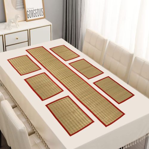 Christmas Table Decorations Handmade Korai Mat Runner Set