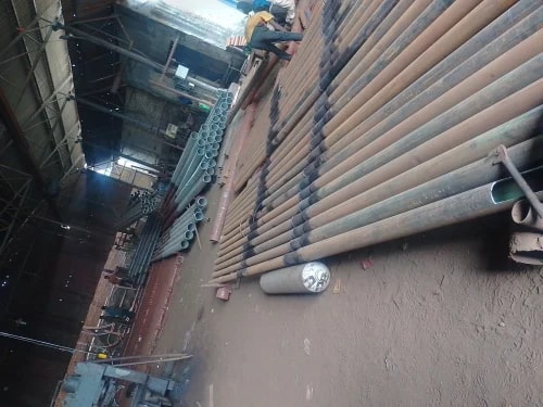 Polished Mild Steel Tubular Pole, Color : Grey For Highway