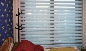 Triple Shade Blinds For Window Use