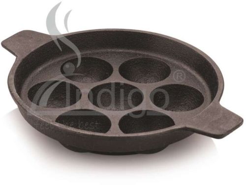 Cast Iron Appam Pan Double Hdl