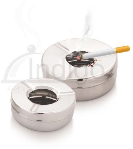 SS Ash Tray With Cover