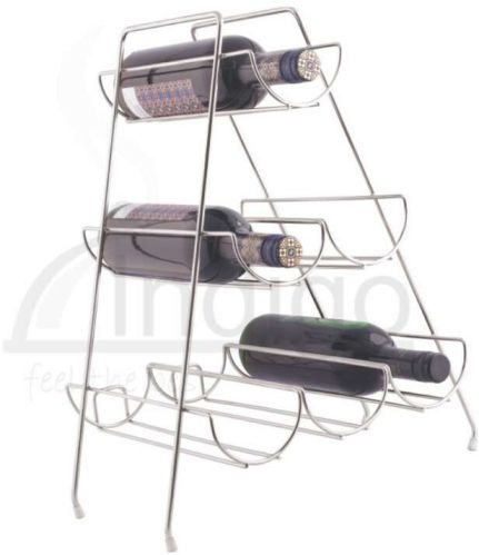 Wine Bottle Holder, Color : Silver