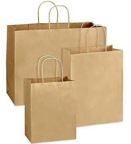 Plain Customised Paper Shopping Bag, Color : Multicolor, Handle Type : Rope Handle, Specialities : Eco Friendly