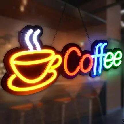 Coffee Neon Sign For Restaurant