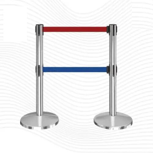 Double Tape Barricade Stand