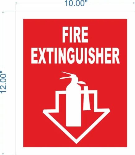 Fire Extinguisher Night Glow Signage