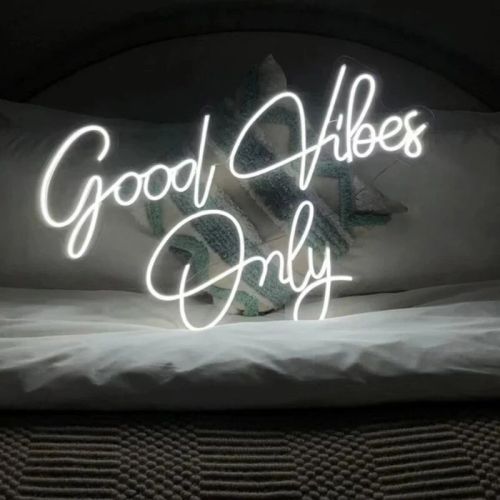 Good Vibes Only Neon Sign