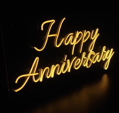 Happy Anniversary Neon Sign