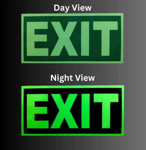 Night Glow Exit Signage