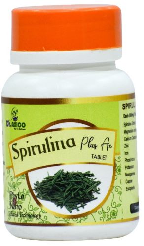 Spirulina Tablet, Grade Standard : Herbal Grade, Packaging Type : Plastic Bottle For Supplement Diet