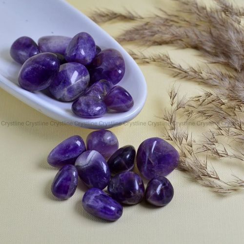 Premium Amethyst Tumbled Stones