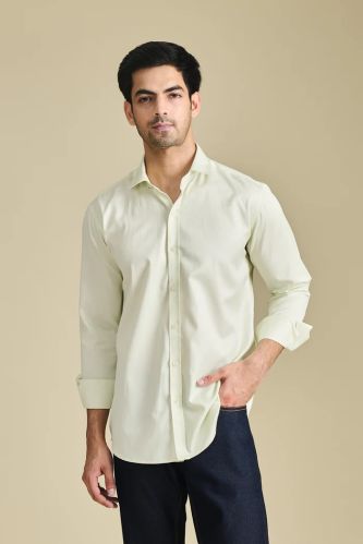 100% Premium Cotton Pastel Green Party Shirt