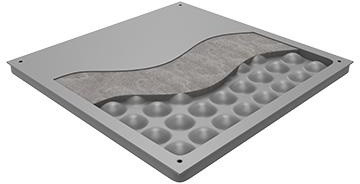 Steel Cementitious Unifold Panel For Open Office