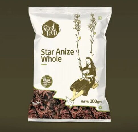 Aaha Impex Star Anise Whole, Color : Green, Packaging Type : Packet