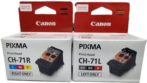 Print Head Canon Ch-71l Gy/bk/r Left Ch-71r C/m/y Right Set For Canon Pixma G570 G670 Printer