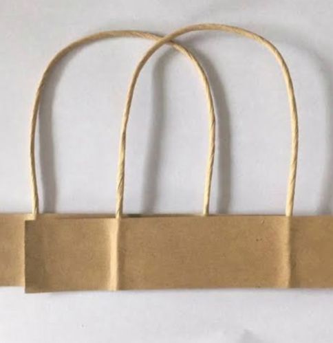 Paper Bag Handle Twisted, Carry Capacity : 5kg