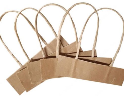 Twisted Paper Handle For Packaging