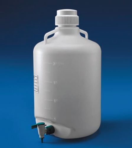 Plain Polypropylene Carboy, Color : White, Storage Capacity : 10Ltr, 20Ltr For Durable, Autoclavable