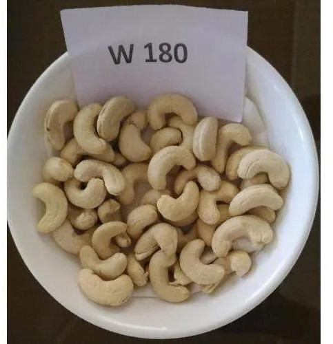 W180 Cashew Nuts, Color : Creamy 12 Months, Packaging Type : Plastic Bag