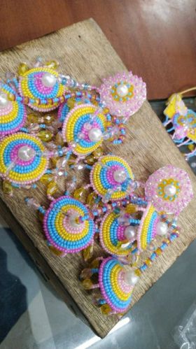 Meer Tokir Beade Handmade Jewelry, Color : Yellow