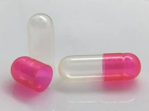 Pink-transparent Empty Hard Gelatin Capsules, Packaging Type : Box Packaging For Pharmaceuticals