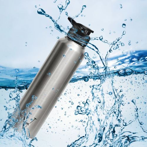 Plain Stainless Steel Voik Recto Matt Sipper, Color : Silver For College, Gym, Office, School