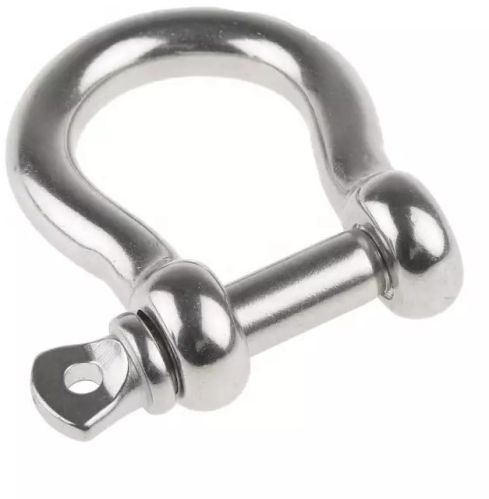 Bajrangi Stainless Steel Bow Shackles, Color : Silver For Link Chains Together