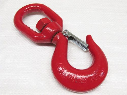 Polished Alloy Steel Swivel Hook With Latch, Color : Blue, Red