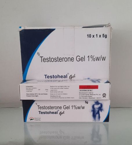 Testoheal Gel, Color : White, Grade : Medical Grade For Treatment Of Male Hypogonadism