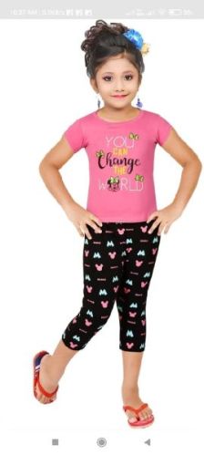 Rm Sahi Girls Casual Capri Top Pant