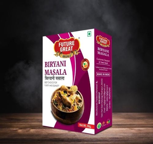 Future Great Biryani Masala, Form : Powder, Packaging Size : 50gm 100gm, 500gm, 1Kg, 5Kg, 25Kg