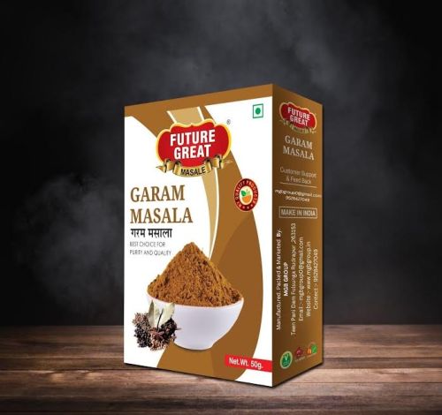 Future Great Blended Garam Masala, Form : Powder, Packaging Type : Plastic Pouch, Plastic Packet, Paper Box