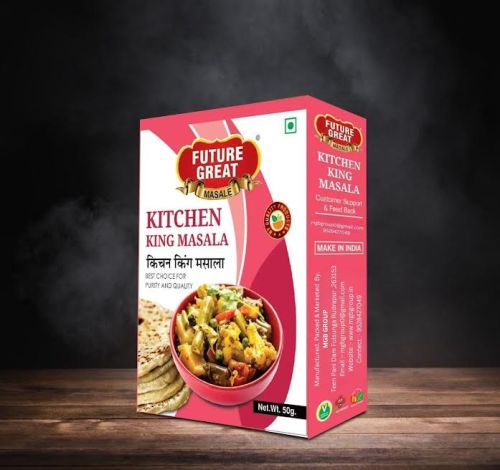 Future Great Kitchen King Masala, Form : Powder, Packaging Size : 50gm, 100gm, 500gm, 1Kg, 5Kg, 25Kg