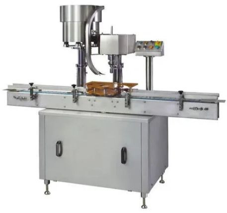 Automatic Industrial Screw Capping Machine, Color : Silver