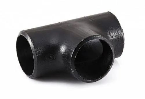 Color Coated Mild Steel Equal Tee, Color : Black For Pipe Fitting