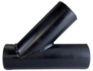 Color Coated Mild Steel Lateral Tee, Color : Black, Dimension : 200-300mm For Pipe Fitting