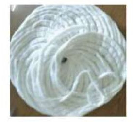 2.4 GSM Pure White Raw Cotton For Textile Industry