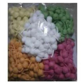 Round Multicolor Cotton Wicks, Packaging Type : Packet For Worship