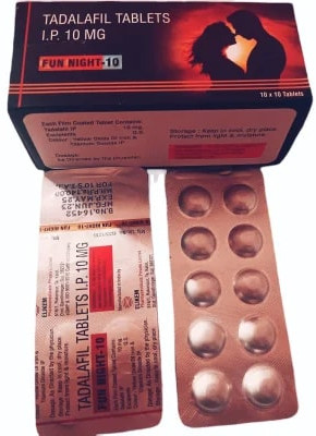 Fun Night-10 Tablets, Composition : Tadalafil For To Treat Erectile Dysfunction