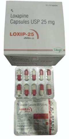 Loxip-25 Capsules, Color : Orange, Composition : Loxapine