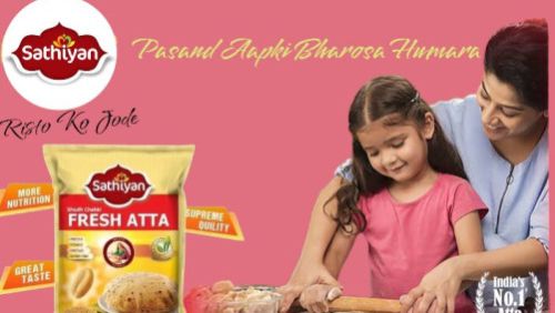 Sathiyan Chakki Fresh Atta, Packaging Type : Packet for Cooking