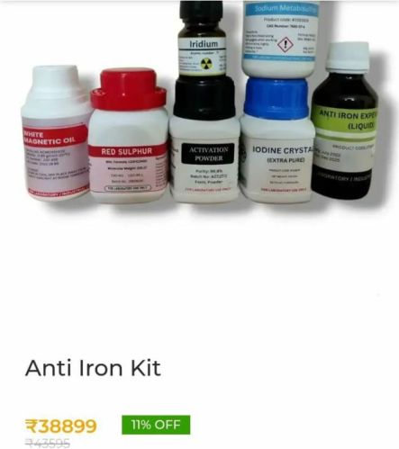 Anti Iron Kit, Form : Powder, Crystals, Etc.