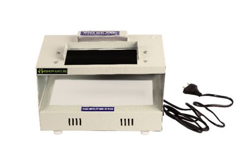 Hindvanture Electric Stainless Steel Super Fake Note Detector, Color : Grey, Production Capacity : 4000 Kg